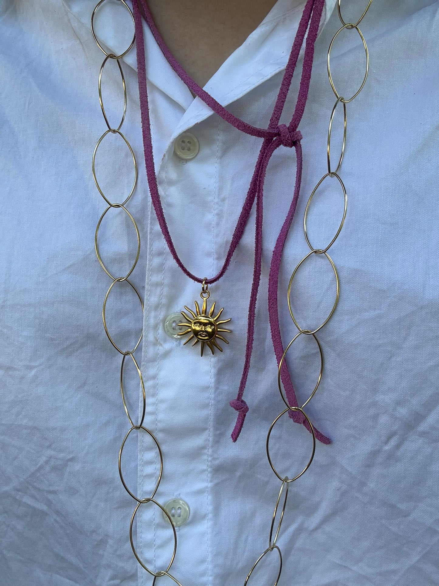Sue ketting Paars
