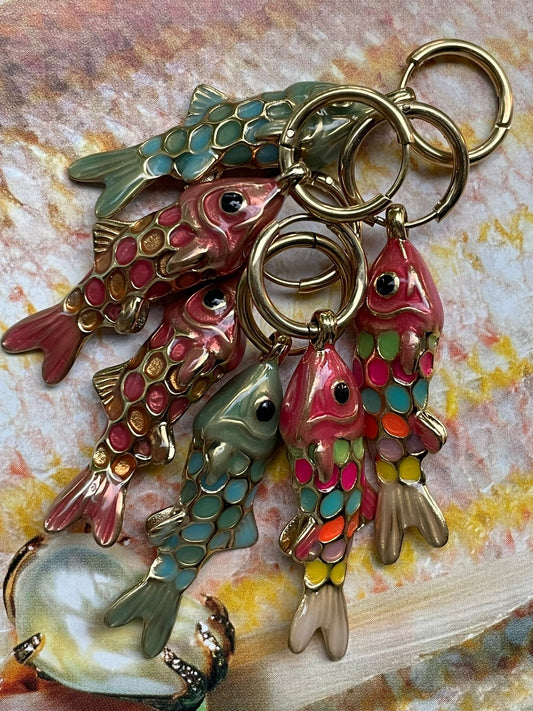 Fishie one piece oorbel