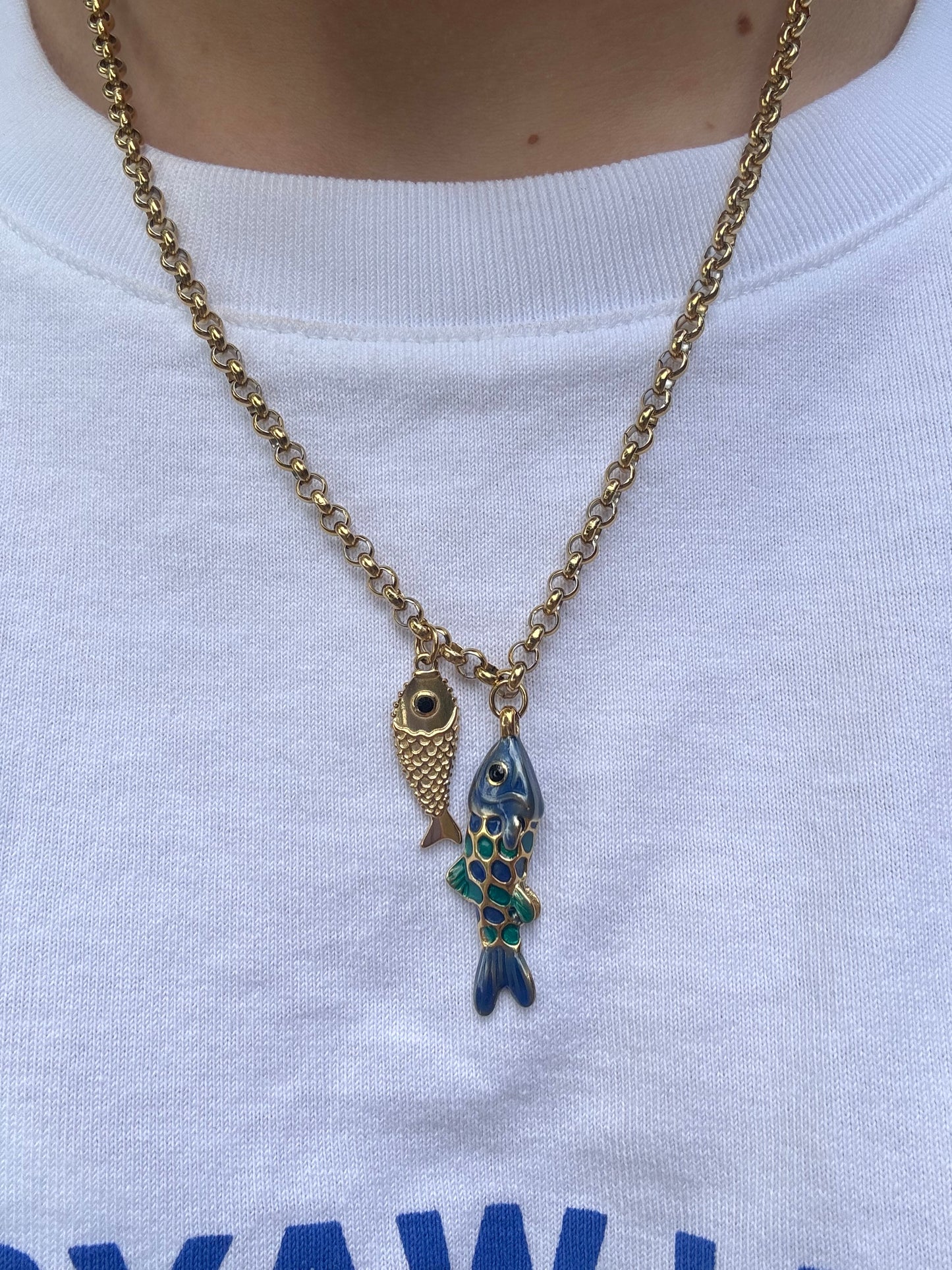 Double Fish ketting