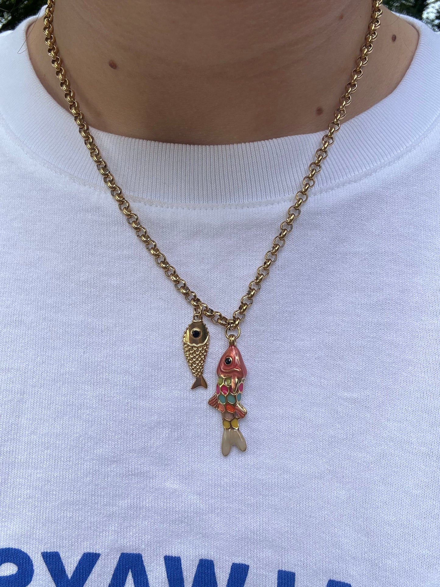 Double Fish ketting