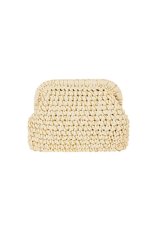 Soleil Clutch Beige