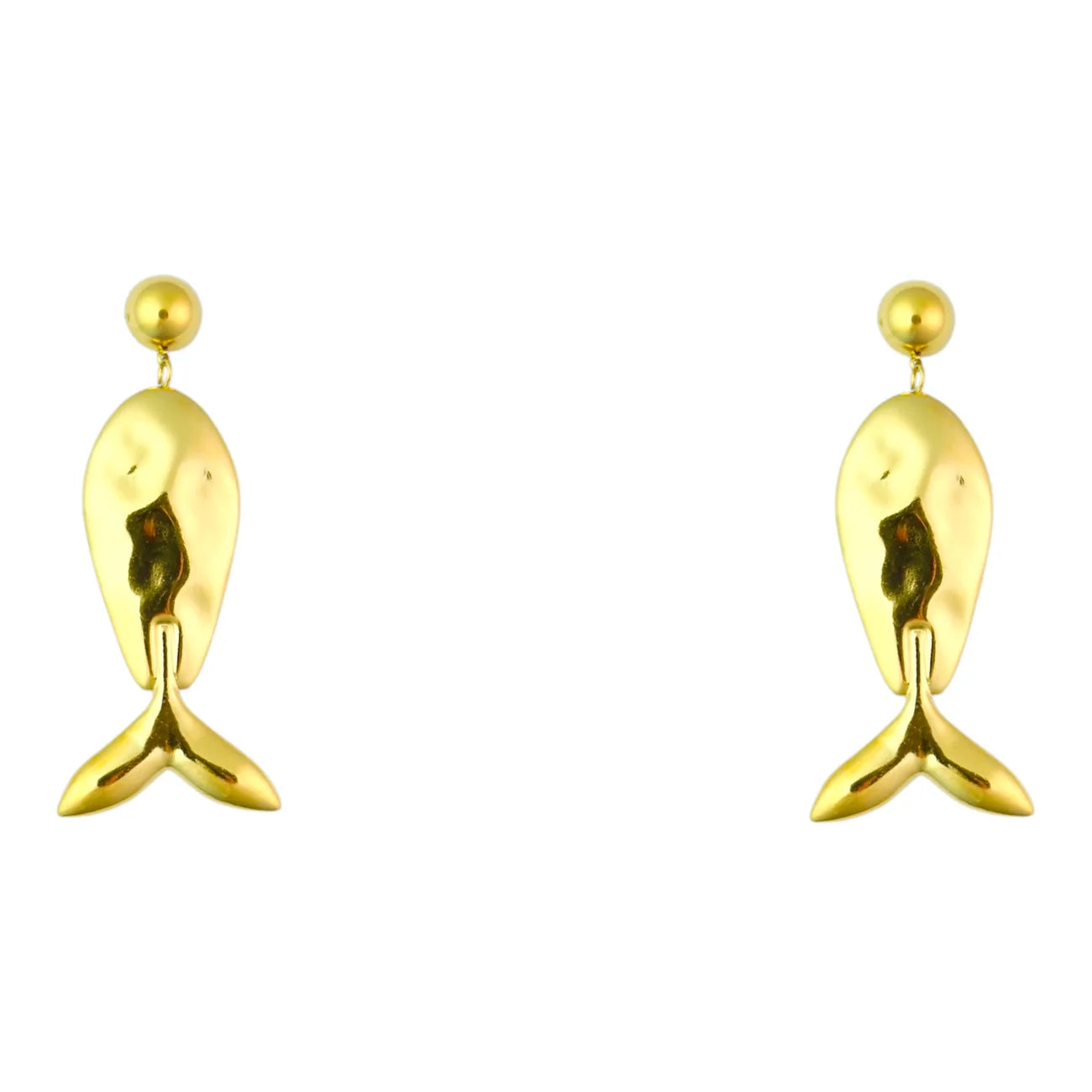 Statement Fish oorbellen